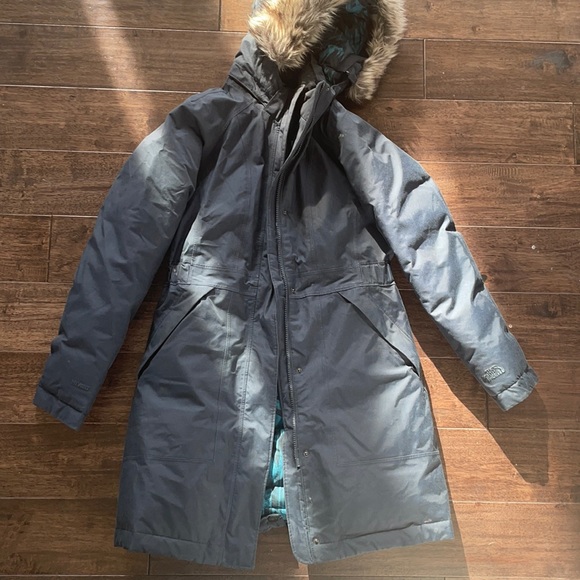 The North Face Jackets & Blazers - The North Face long parka jacket with fur trim on the hood